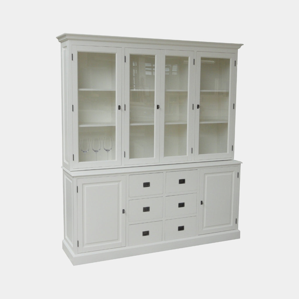 Buffetschrank Lin 01 - 200x48x220H cm - 4 Flügeltüren - 6 Soft-Close-Schubladen - 2 geschlossene Flügeltüren