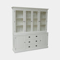 Buffetschrank Lin 01 - 200x48x220H cm - 4 Flügeltüren - 6 Soft-Close-Schubladen - 2 geschlossene Flügeltüren