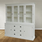 Buffetschrank Lin 01 - 200x48x220H cm - 4 Flügeltüren - 6 Soft-Close-Schubladen - 2 geschlossene Flügeltüren