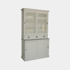 Buffetschrank Lin 02 - 130x48x220H cm - 4 Schiebetüren - 3 Soft-Close-Schubladen - optionaler vergrauter Zwischenboden