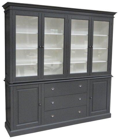 Buffetschrank Pour Moi - 220x50x220H cm - 6 Flügeltüren - 3 Soft-Close-Schubladen
