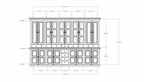 Buffetschrank Bursa - 360x50x250H cm - Vitrinentüren und geschlossene Türen