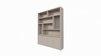 Kommode Calvert - 200x40x253H cm - grifflose Griffe - schwebendes Untergestell - schlankes Design
