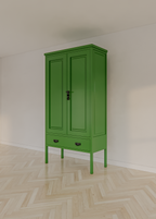 Buffetschrank Caracas - 120x45x220H cm - geschlossener Schrank auf Füßen - mit Soft-Close-Schublade