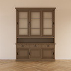 Buffetschrank Anafi - 210x47x250H cm - Schiebetüren - Soft-Close-Schubladen - offenes Fach