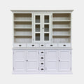 Sideboard Chaumont - 210x50x220H cm - offene Fächer - 2 Vitrinentüren - 9 Schubladen - 4 geschlossene Flügeltüren
