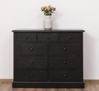 Kommode Naxos - 120x50x100H cm - 9 Soft-Close-Schubladen