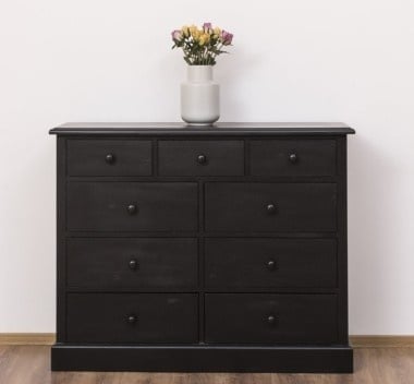 Kommode Naxos - 120x50x100H cm - 9 Soft-Close-Schubladen