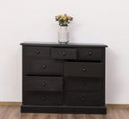 Kommode Naxos - 120x50x100H cm - 9 Soft-Close-Schubladen