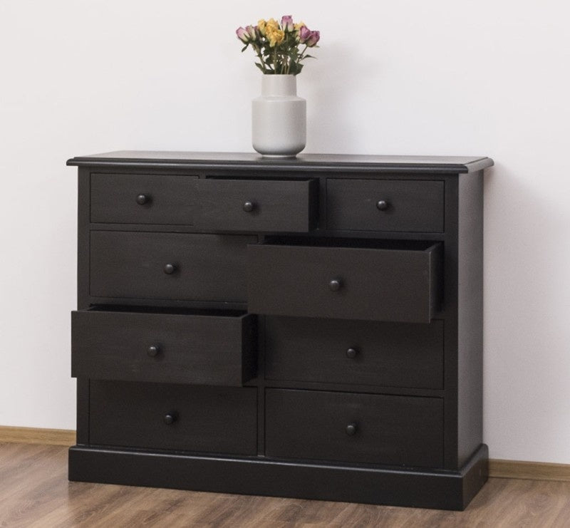 Kommode Naxos - 120x50x100H cm - 9 Soft-Close-Schubladen
