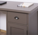 Schreibtisch China - 160x70x79H cm - 4 Soft-Close-Schubladen - 1 Tür - zerlegbar (3 Teile)