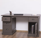 Schreibtisch China - 160x70x79H cm - 4 Soft-Close-Schubladen - 1 Tür - zerlegbar (3 Teile)