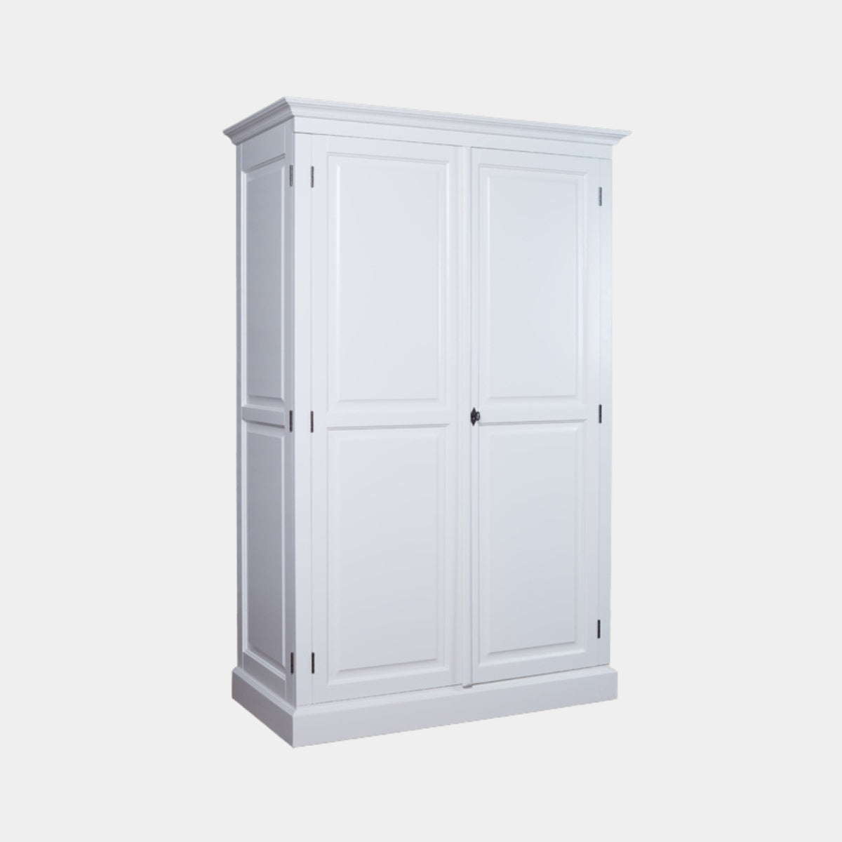 Computerschrank Roma - 120x60x190H cm - ausziehbarer Fachboden - 2 geschlossene Flügeltüren - verstellbarer oberer Fachboden