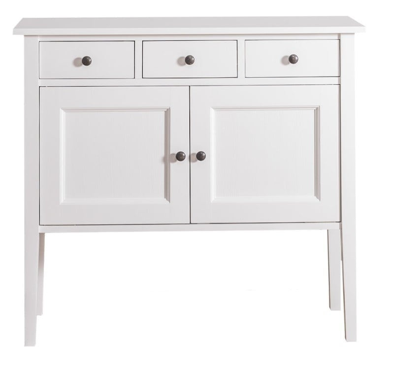 Kommode Athen - 100x40x90H cm - 3 Soft-Close-Schubladen - 2 Türen