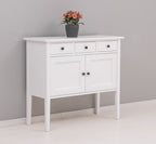 Kommode Athen - 100x40x90H cm - 3 Soft-Close-Schubladen - 2 Türen