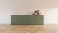 Cosenza Sideboard - 300x40x90H cm - Schubladen und Türen mit Push-to-Open-Funktion