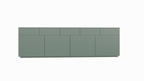 Cosenza Sideboard - 300x40x90H cm - Schubladen und Türen mit Push-to-Open-Funktion