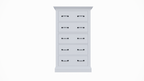 Kommode Crato - 70x35x130H cm - 5 Soft-Close-Schubladen
