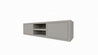 Dax TV-Sideboard - 160x40x40H cm - push-to-open Türen - 2 offene Fächer - 4cm Fachbodenstärke