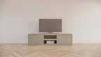Dax TV-Sideboard - 160x40x40H cm - push-to-open Türen - 2 offene Fächer - 4cm Fachbodenstärke