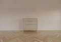 Kommode Demak 95cm - 95x50x90H cm - auf Beinen - 3 Soft-Close-Schubladen