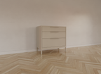 Kommode Demak 95cm - 95x50x90H cm - auf Beinen - 3 Soft-Close-Schubladen
