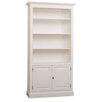 Bücherregal Den Bosch - 110x40x210H cm - 2 geschlossene Türen - 3 verstellbare Einlegeböden