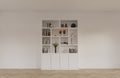 Dinan Schrank - 177x40x260H cm - Push-to-open Türen - 4cm Bodenstärke
