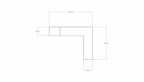 Eckschrank Durango - 200/150x40x200H cm - Fächerschrank - push-to-open Türen