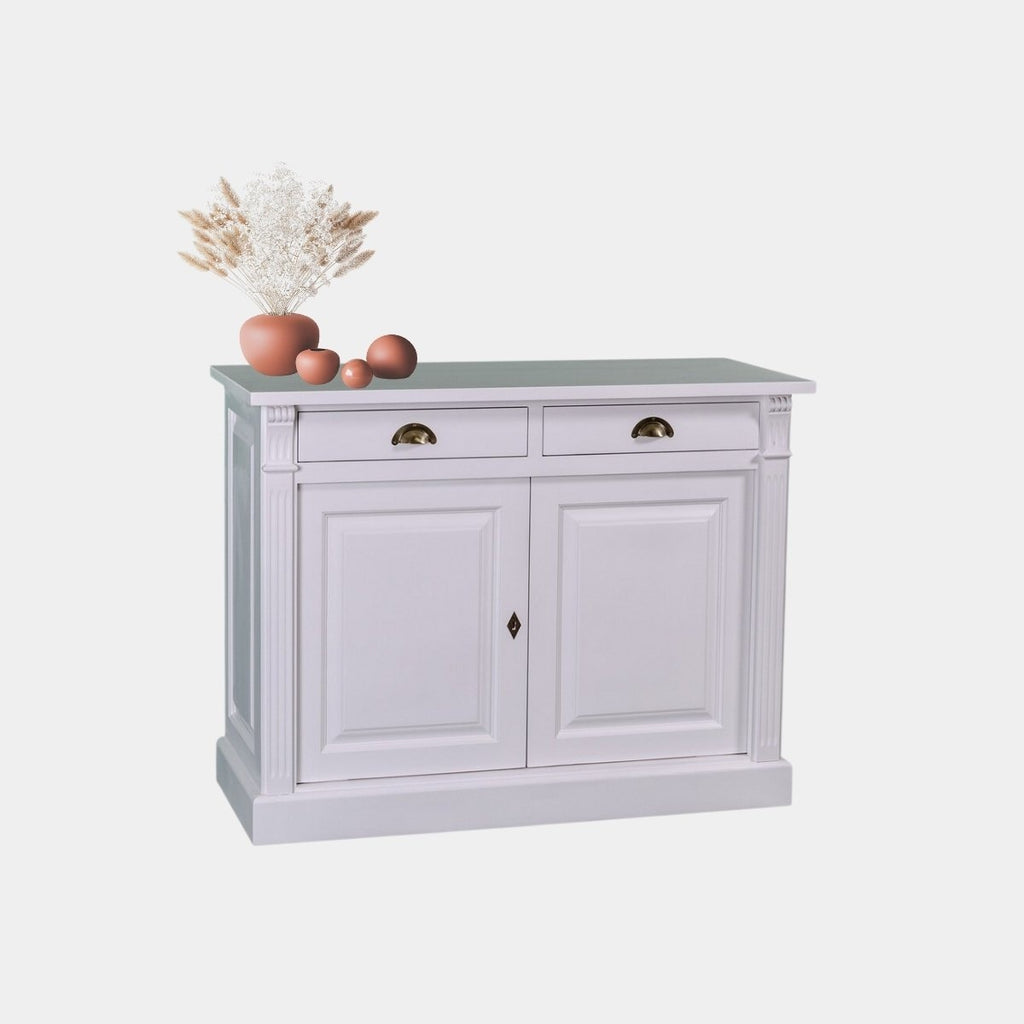 Sideboard Eindhoven - 120x50x90H cm - 2 Türen - 2 Soft-Close-Schubladen - rustikale Ausführung