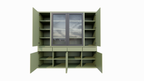 Formia Buffetschrank - 240x50x230H cm - Stahltüren - push-to-open Türen und Schubladen