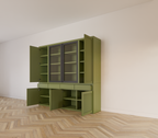 Formia Buffetschrank - 240x50x230H cm - Stahltüren - push-to-open Türen und Schubladen