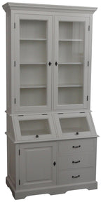Grutterschrank Porto Marie - 110x52x220H cm - 3 Flügeltüren - 2 Klappen - 3 Soft-Close-Schubladen