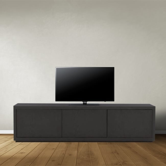 TV-Sideboard Ibiza 07 - 180x45x60H cm - 3 push-to-open Türen - schlankes Design - grifflose Türen