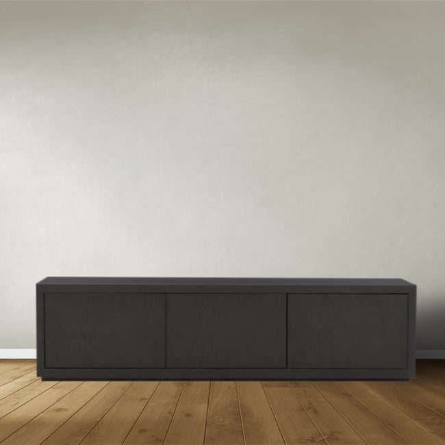 TV-Sideboard Ibiza 07 - 180x45x60H cm - 3 push-to-open Türen - schlankes Design - grifflose Türen