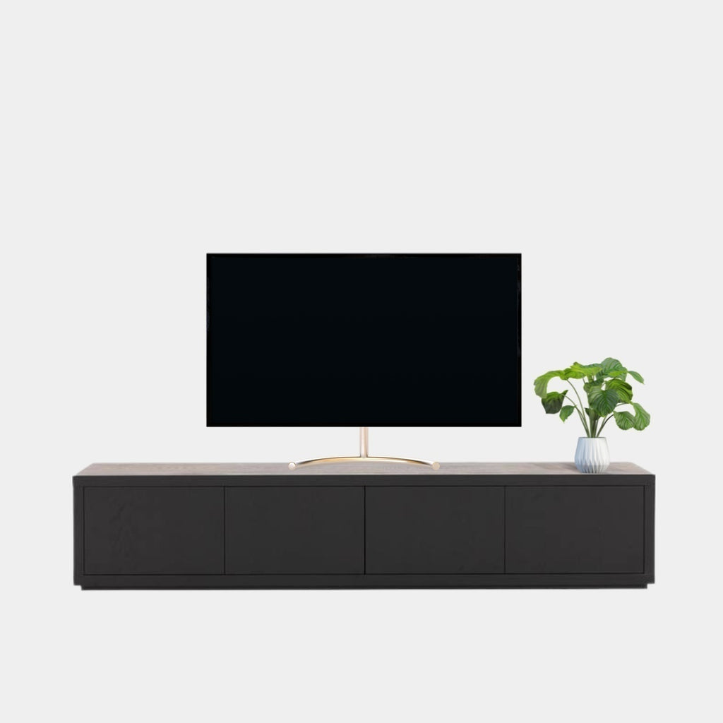 Ibiza 08 TV-Sideboard - 220x45x60H cm - 4 push-to-open Türen - schlankes Design - grifflose Türen