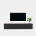 Ibiza 08 TV-Sideboard - 220x45x60H cm - 4 push-to-open Türen - schlankes Design - grifflose Türen