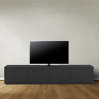 Ibiza 08 TV-Sideboard - 220x45x60H cm - 4 push-to-open Türen - schlankes Design - grifflose Türen