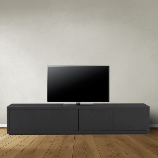 Ibiza 08 TV-Sideboard - 220x45x60H cm - 4 push-to-open Türen - schlankes Design - grifflose Türen