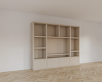 Jose Fachschrank - 300x40x240H cm - 4 push-to-open Türen