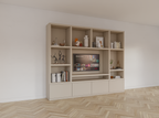 Jose Fachschrank - 300x40x240H cm - 4 push-to-open Türen