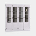 Vitrine Köln - 205x40x210H cm - Doppelspanolettverschluss - Vitrinentüren - geschlossene Türen