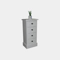 Kommode Neapel - 38x27x78H cm - 4 Schubladen