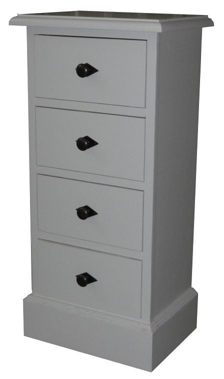 Kommode Neapel - 38x27x78H cm - 4 Schubladen