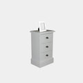 Kommode Parma - 38x27x62H cm - 3 Schubladen