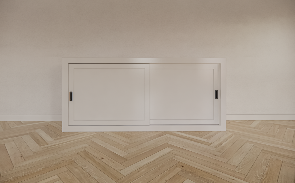 Sideboard La Paz - 200x50x90H cm - 2 Schiebetüren - schlankes Design