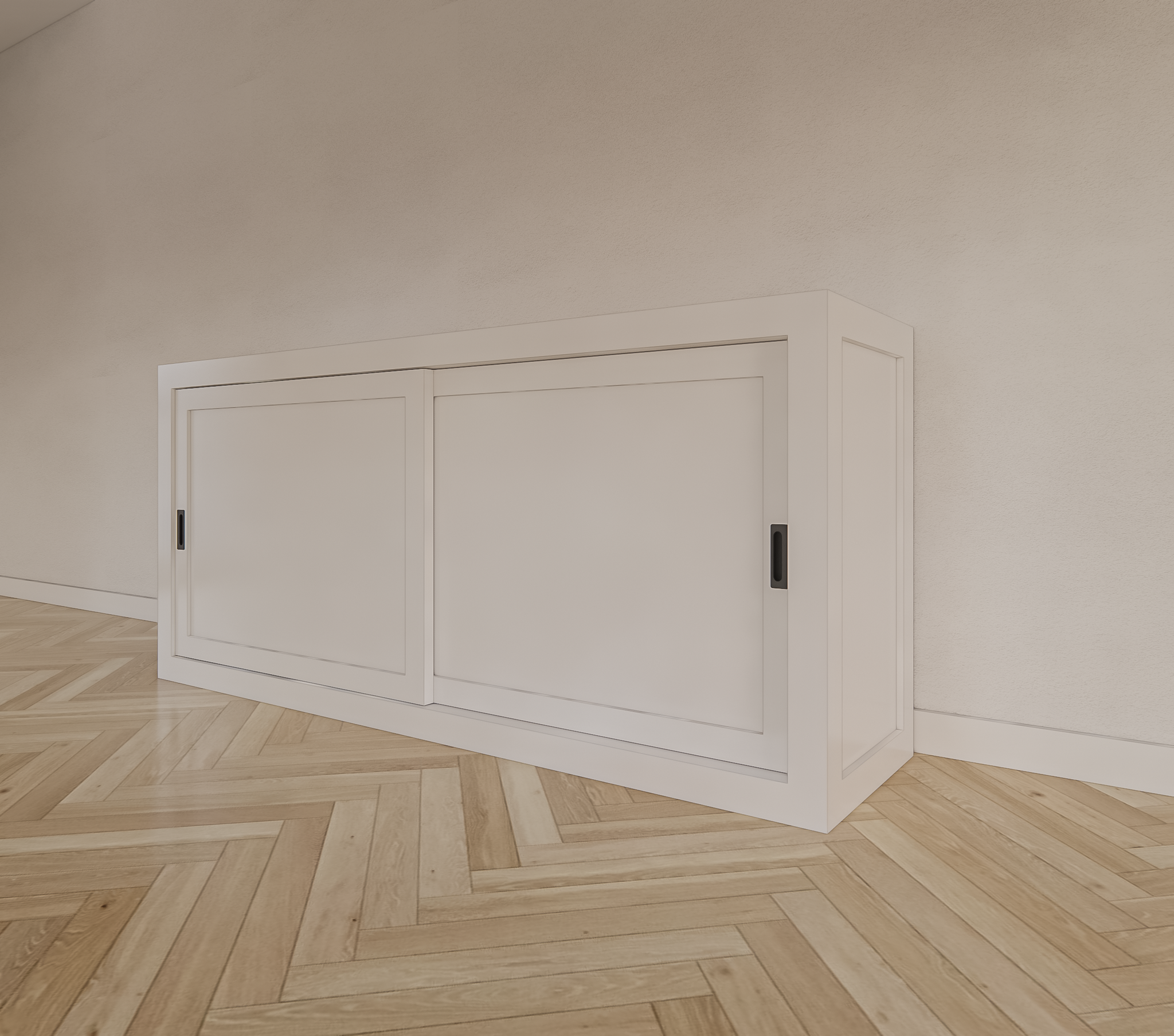 Sideboard La Paz - 200x50x90H cm - 2 Schiebetüren - schlankes Design