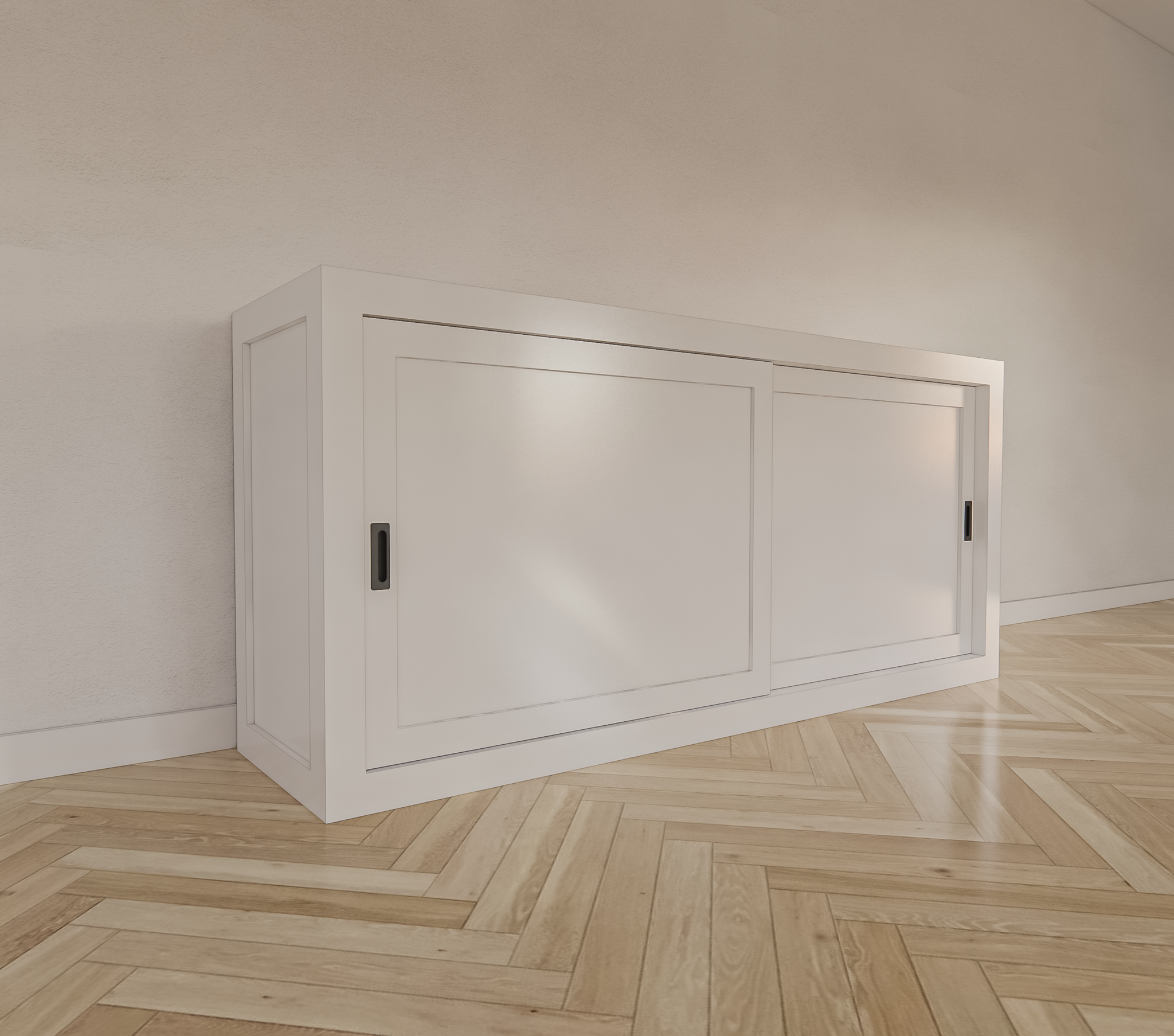 Sideboard La Paz - 200x50x90H cm - 2 Schiebetüren - schlankes Design