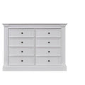 Schubladenblock Reims - 100x45x95H cm - 9 Soft-Close-Schubladen - rustikale Ausführung