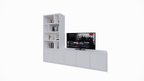 TV-Sideboard Lamego - 300x50x240H cm - 5 zu öffnende Türen - Fächerschrank